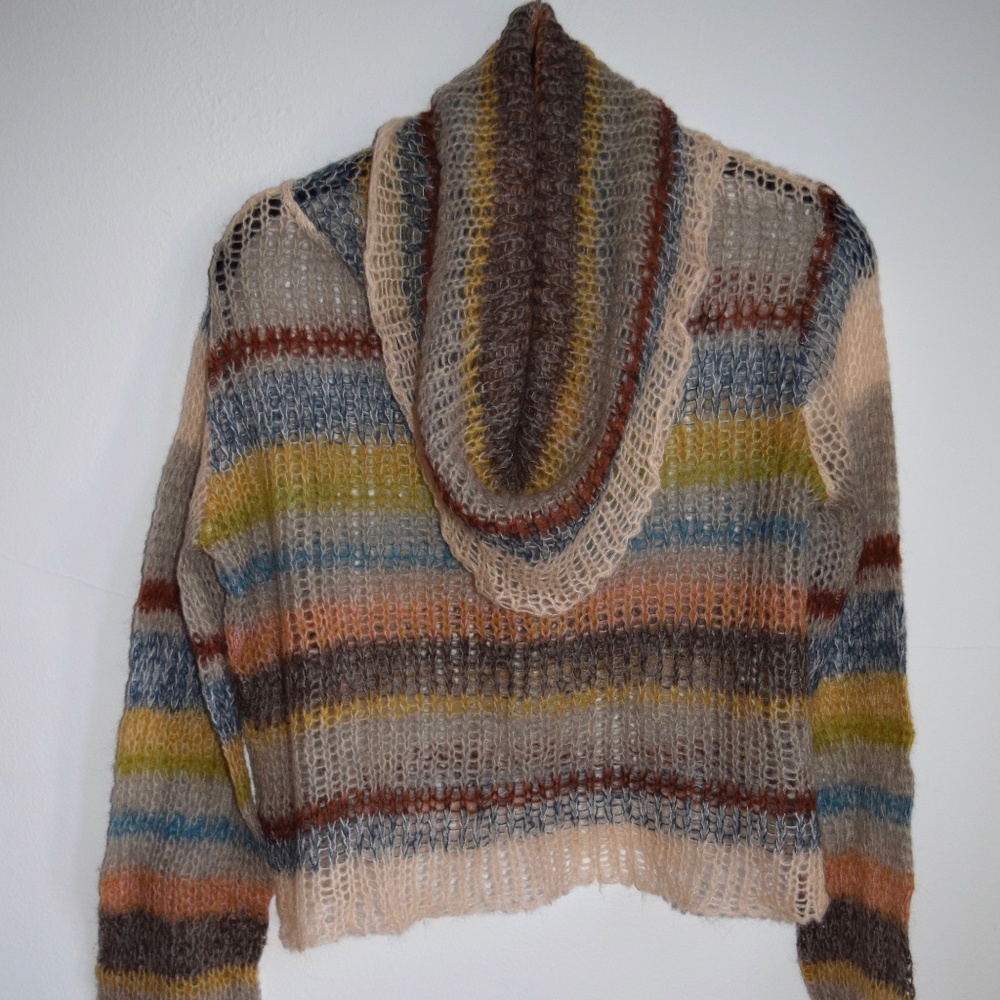 Free People Loose Knit Cowl Neck Sweater, Size XS